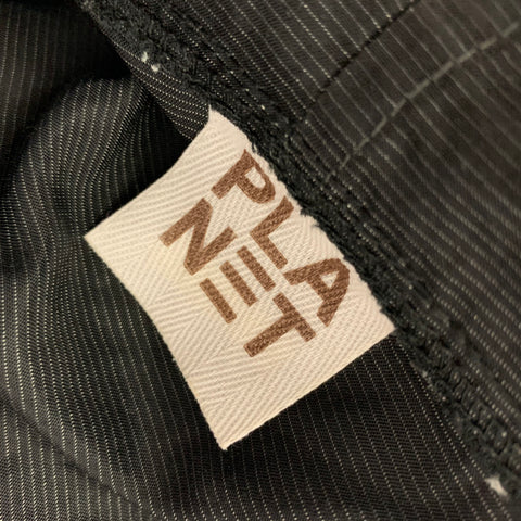 PLANET Size One Size Black Grey Microfiber Stripe Jacket