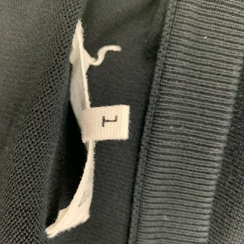 MAISON MARTIN MARGIELA Size L Black Cotton Buttoned Cardigan