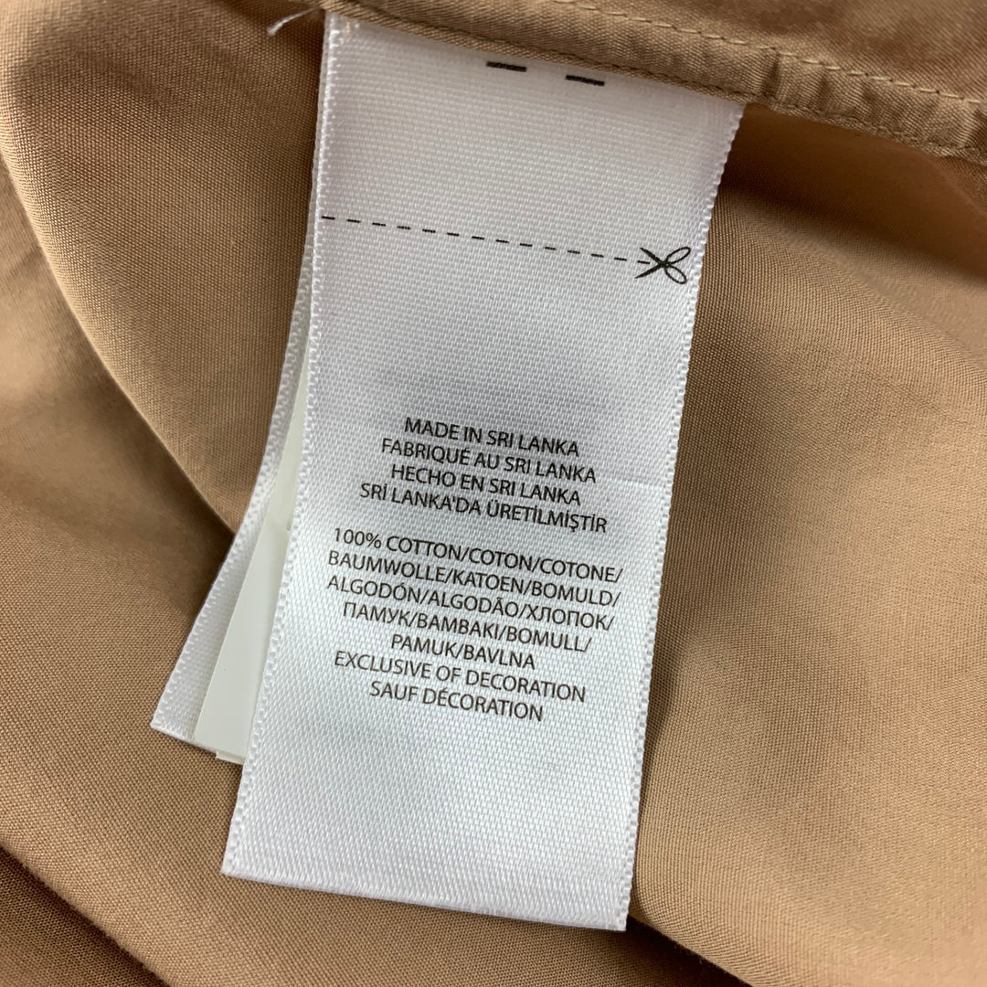 POLO by RALPH LAUREN Size S Tan Cotton Button Up Long Sleeve Shirt