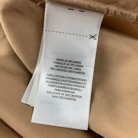 POLO by RALPH LAUREN Size S Tan Cotton Button Up Long Sleeve Shirt