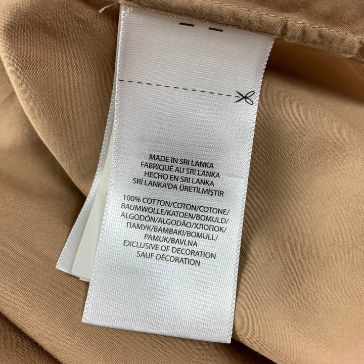 POLO by RALPH LAUREN Size S Tan Cotton Button Up Long Sleeve Shirt