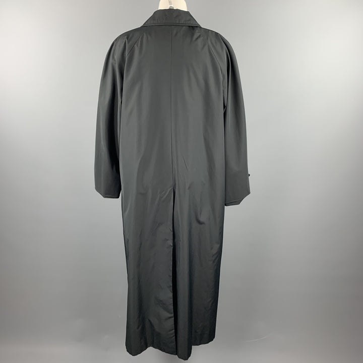 JOAN & DAVID Size 8 Black Polyester / Silk Long Coat