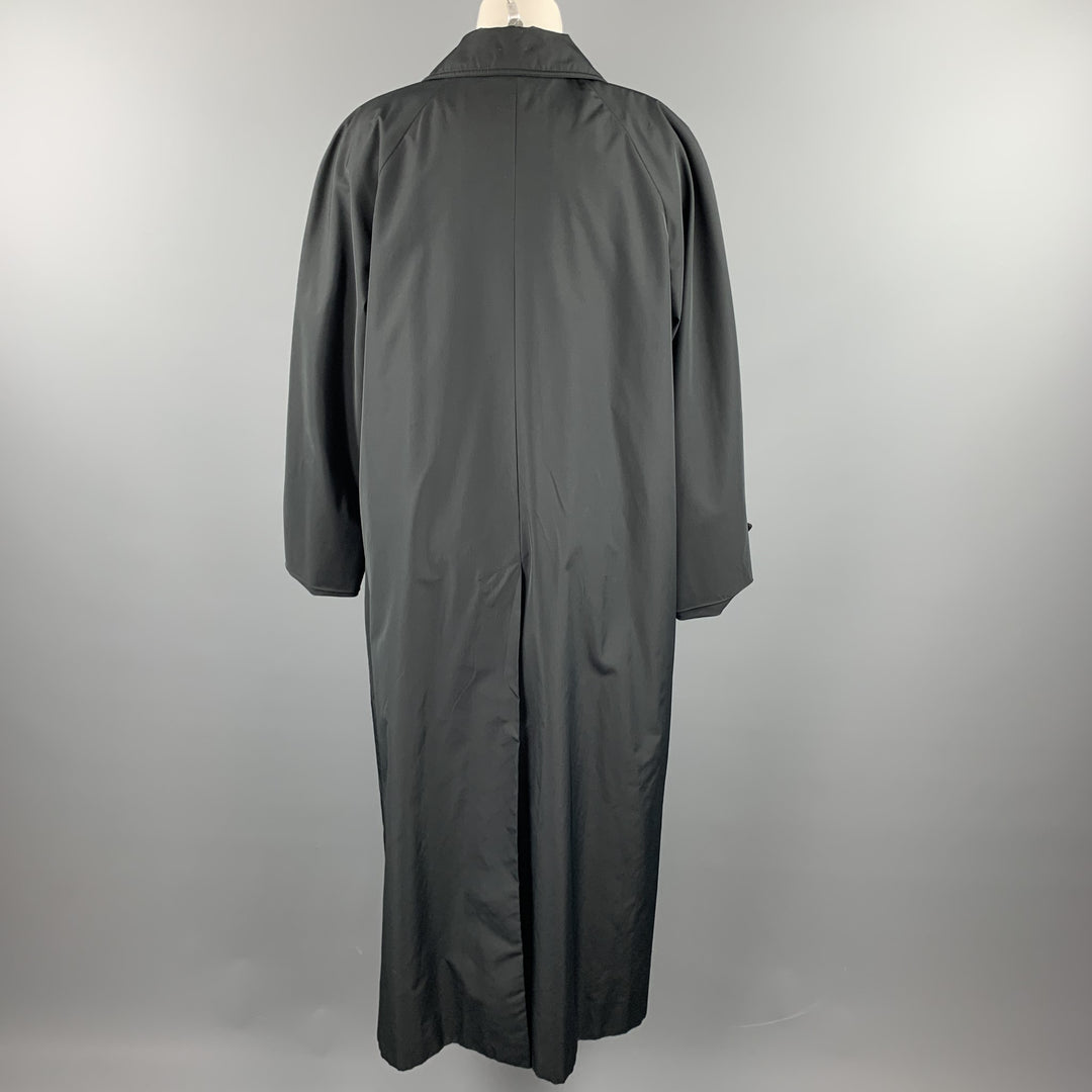 JOAN &amp; DAVID Taille 8 Manteau long en polyester / soie noir