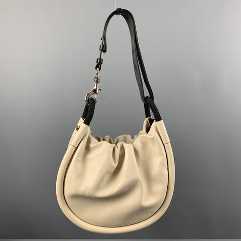 PROENZA SCHOULER Beige Black Leather Handbag