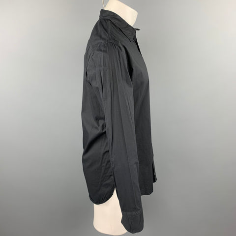 PAUL SMITH Size M Black Cotton Button Up Long Sleeve Shirt