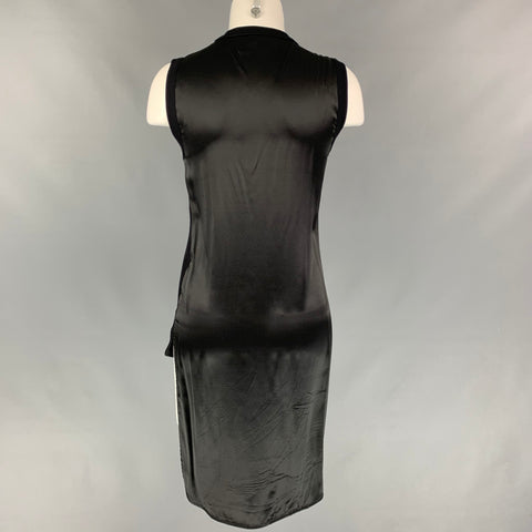 GIAMBATTISTA VALLI Size XXS Black Viscose / Silk Dress Top