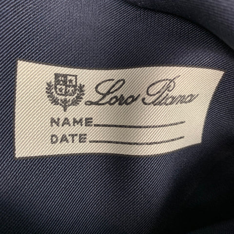 LORO PIANA Navy Silk Tie