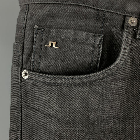 J. LINDEBERG Size 31 x 34 Black Denim Jeans