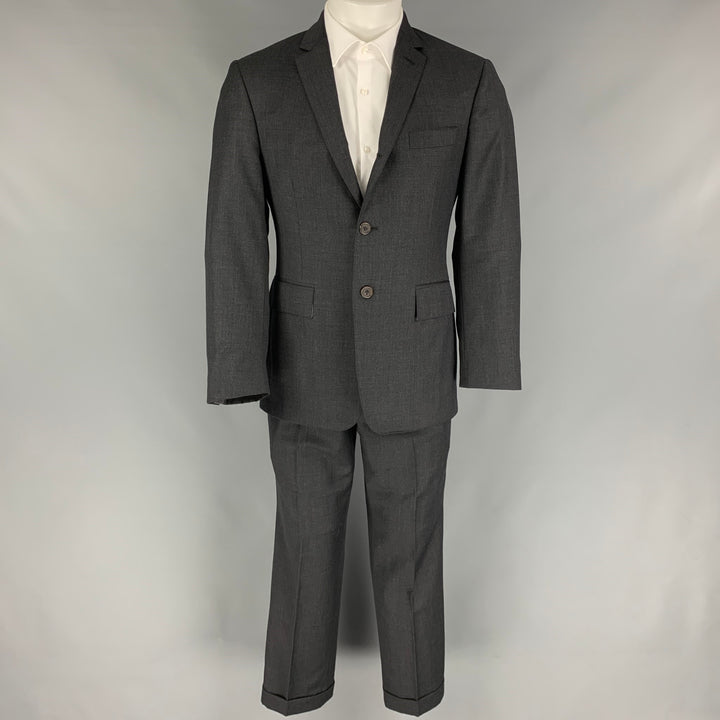 THOM BROWNE for BARNEY'S Size 38 Grey Notch Lapel Suit