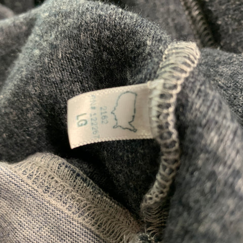 TRAVAIL À DOMICILE Taille L Sweat à capuche en polyester gris