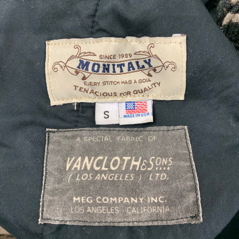 MONITALY Size S Grey Beige Abstract Pleated Shorts