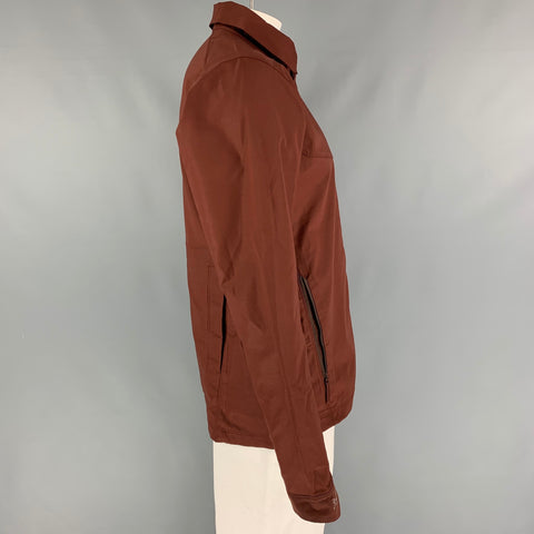 ARCTERYX Size L Brown Polyester Zip Up Jacket