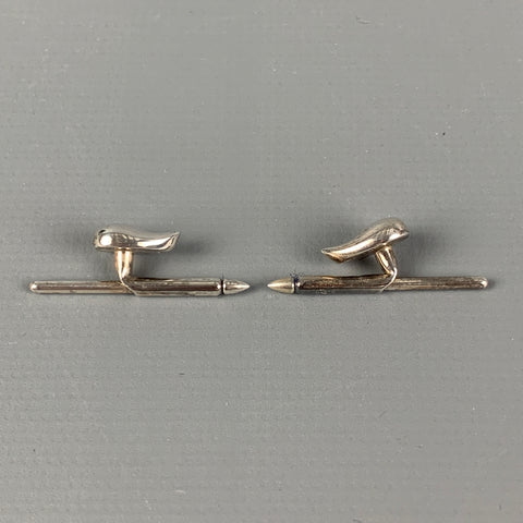 TIFFANY & CO.Elsa Perett Collection Sterling Silver Cuff Links