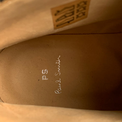 Botas chukka con cordones de cuero marrón talla 8 de PS by PAUL SMITH
