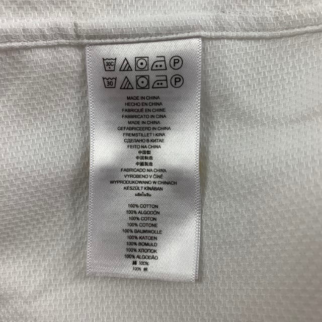 MICHAEL KORS Size XL White Cotton Long Sleeve Shirt