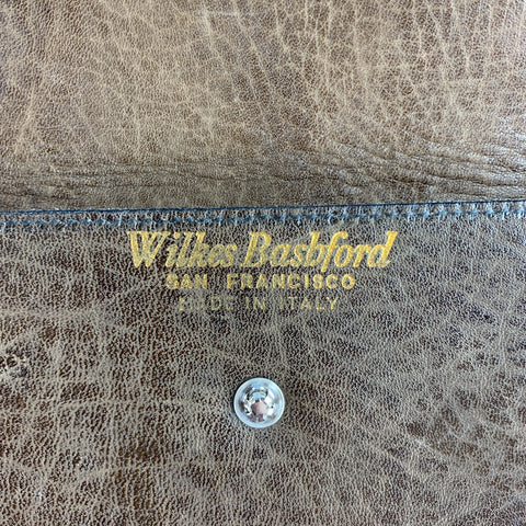 Vintage WILKES BASHFORD Bolso de hombro de cuero marrón