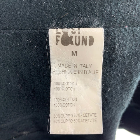 LOST & FOUND Chest Size M Size M Black Cotton Hooded Jacket