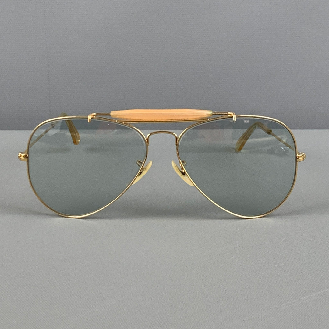 Gafas de sol de aviador de metal dorado vintage RAY-BAN – Sui