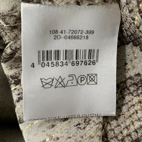 FERAUD Size 6 Gray Silk Snakeskin Camisole Dress Top