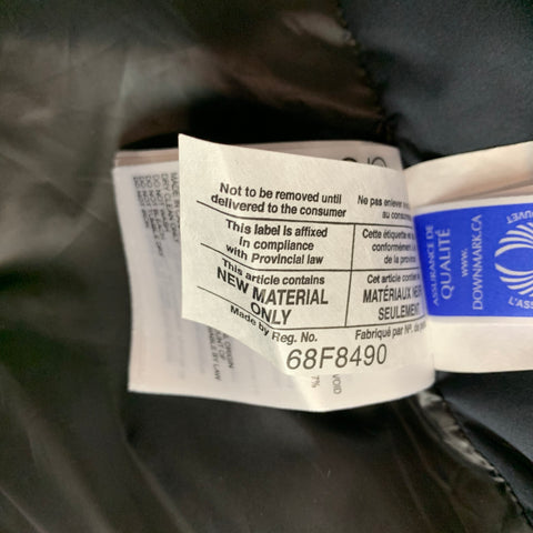 CANADA GOOSE Size XL Black Wool Zip Up High Collar Jacket