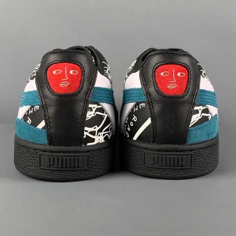 PUMA x Shantell Martin Taille 12 Baskets en cuir blanc noir