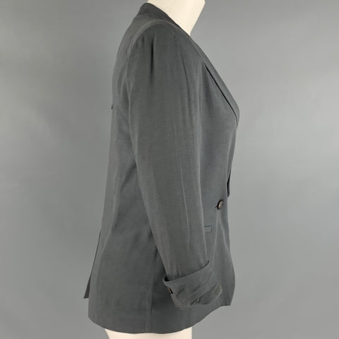 HELMUT LANG Veste Gris Viscose Elasthanne Taille 2