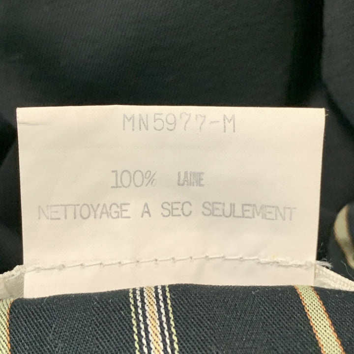 MATSUDA Size M Black Solid Wool Pleated Dress Pants