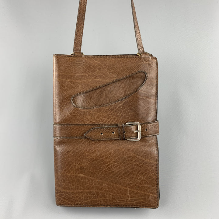 Vintage WILKES BASHFORD Brown Leather Shoulder Bag