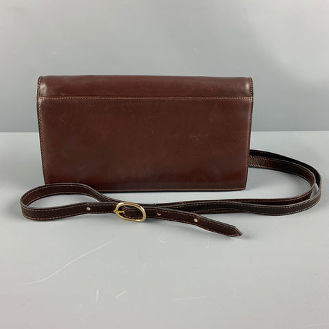 BALLY Brown Solid Shoulder Bag Handbag