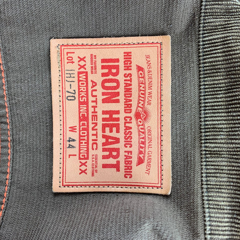 IRON HEART Size 44 Brown Corduroy Cotton Trucker Jacket