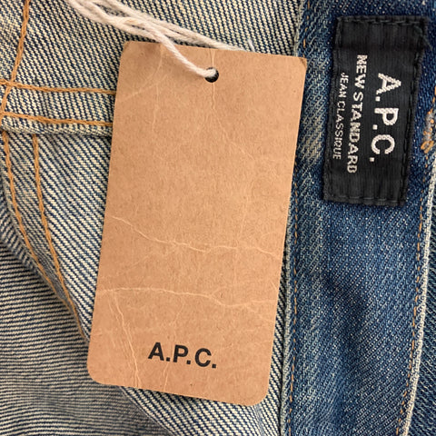 A.P.C. Size 29 Blue Cotton Washed Jeans