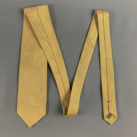 LUCIANO BARBERA Yellow Black Tie