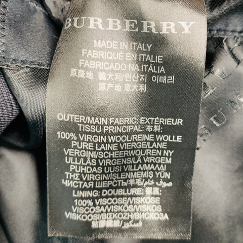 BURBERRY PRORSUM Size 42 Grey Textured Virgin Wool Sport Coat