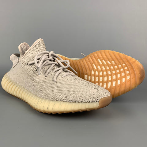 YEEZY x ADIDAS Boost 350 Size 11.5 Light Grey Lace Up Sneakers