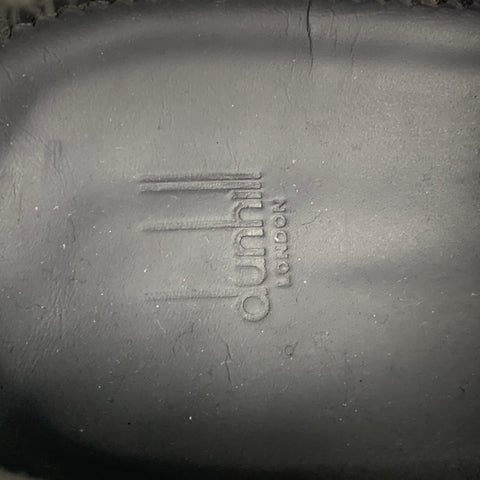 DUNHILL Size 12 Black Leather Lace Up Shoes