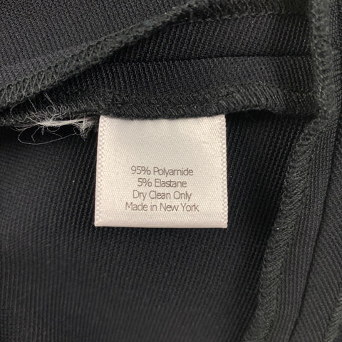 LISA PERRY x BARNEY'S NEW YORK Size 2 Black & White Polyamide Color Block A-line Dress