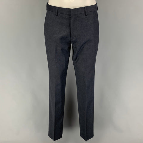 J CREW Size 38 Charcoal Wool Notch Lapel Suit