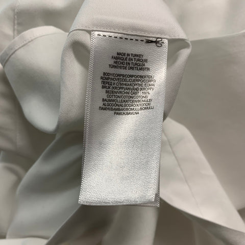 RALPH LAUREN Size XL White Cotton Button Up Long Sleeve Shirt
