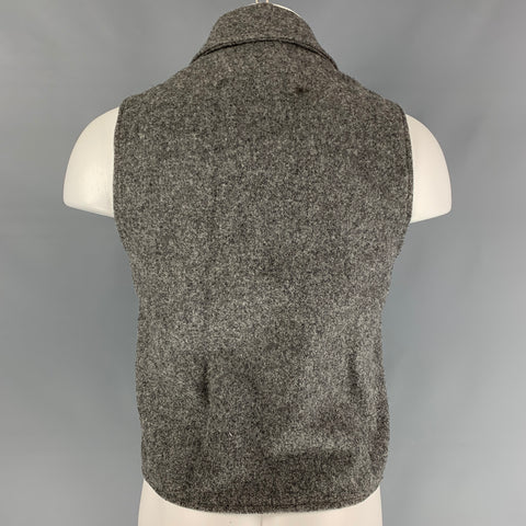 FILSON Size M Gray Virgin Wool Buttoned Vest