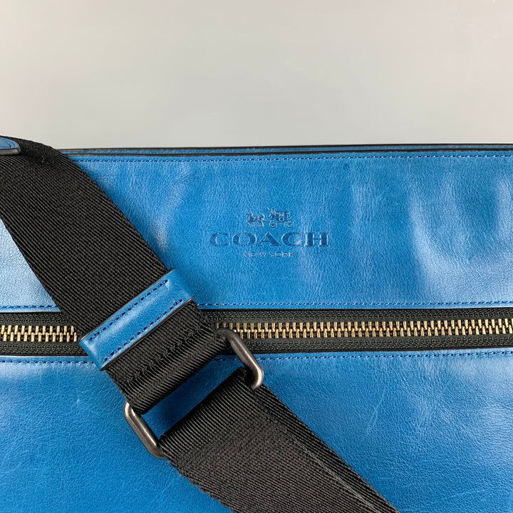 COACH Blue Leather Cross Body Bag