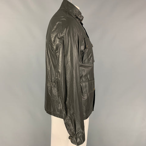 BELSTAFF Chaqueta Black Prince Label Talla L Verde Oscuro Algodón / Poliuretano