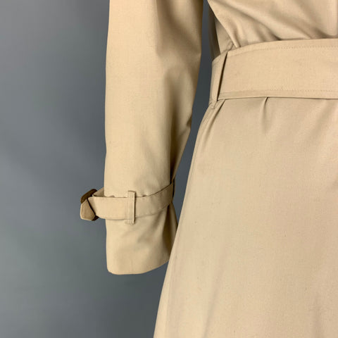 Vintage BURBERRYS Beige Cotton / Polyester Belted Trenchcoat