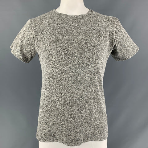JOHN ELLIOTT Size L Grey Heather Cotton &  Polyester Short Sleeve T-shirt