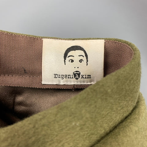 EUGENIA KIM Olive Beret Hat