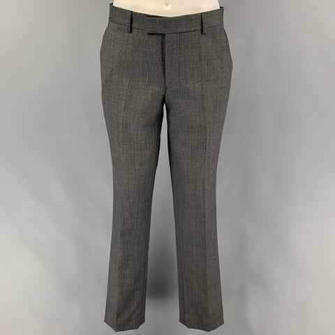 THE KOOPLES Size 38 Dark Gray Wool Peak Lapel Suit
