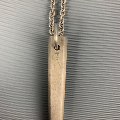 PARTS OF FOUR Sterling Silver Long Pendant Necklace