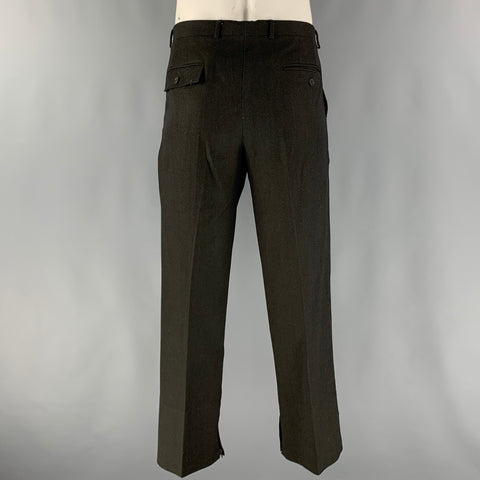 DOLCE & GABBANA  Size 40 Black Twill Wool Single breasted 36 29 Suit