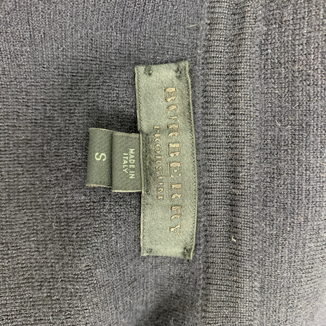 BURBERRY PRORSUM Size S Navy Cashmere Cardigan Sweater