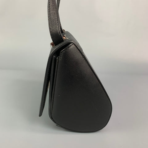GIVENCHY Black & Grey Stingray Calfskin Mini Pandora Crossbody Bag