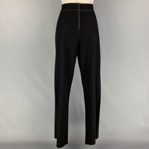MARC JACOBS Taille 4 Pantalon de robe marin en laine noire